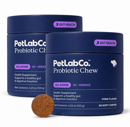 PetLab Co. Probiotic Chews for Dogs, 30 Soft Chews,2-Pack